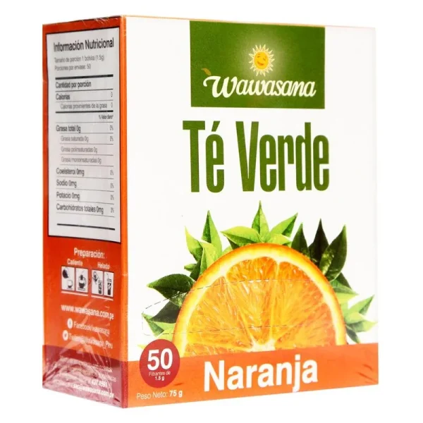 Te Verde Naranja X50 Unidades Wawasana