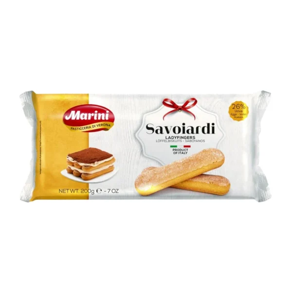 Galletas Savoiardi Ladyfingers Marini 200 Gr