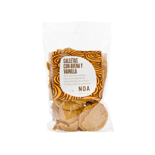 Galletas de Avena con Vainilla 75 Gr Noa