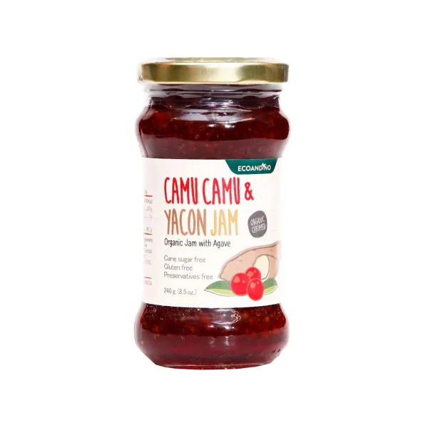Mermelada Organica con Agave Camu Camu 240 Gr Ecoandino