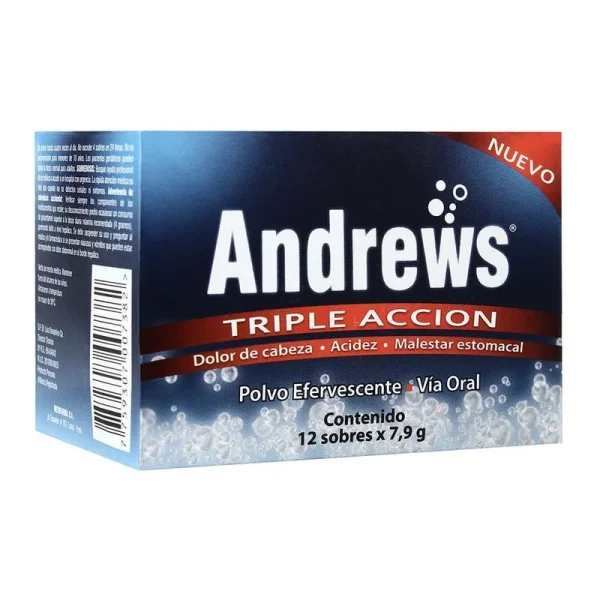 Sal Andrews Triple Accion 30 Unid Medifarma