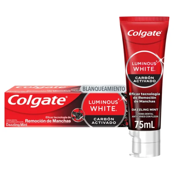 Crema Dental Luminous White Carbon 75 Ml Colgate