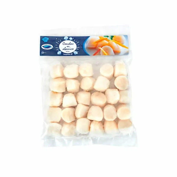 Concha Abanico Tallo/solo 20-30 Pz/lb Seadist Iqf 500 Gr Seafrost