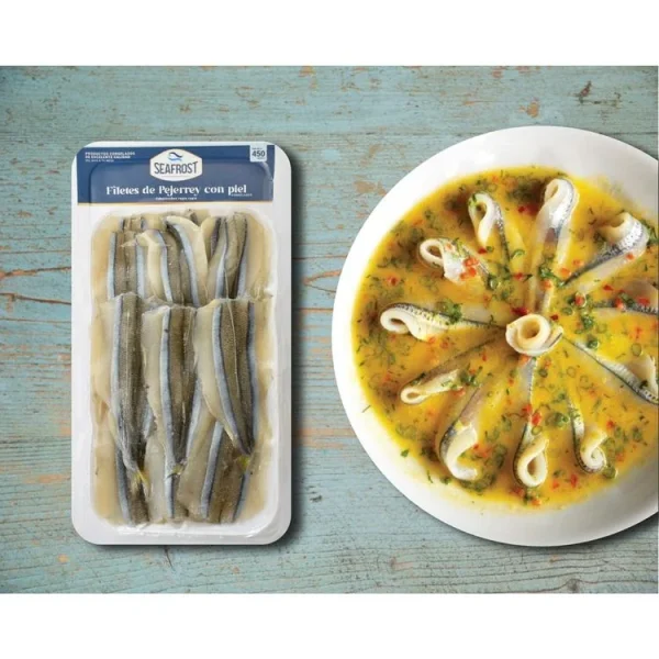 Skin Pejerrey C/mariposa Und 450 Gr Seafrost