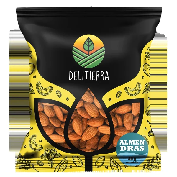 Almendras Naturales Presentacion 40 Gr Delitierra