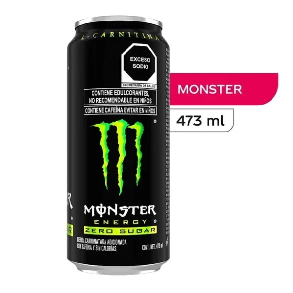 Monster Energy Zero Lata 473 Ml Monster