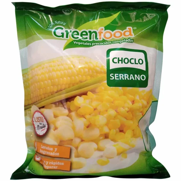 Choclo Serrano Precocido Congelado 400 Gr Green