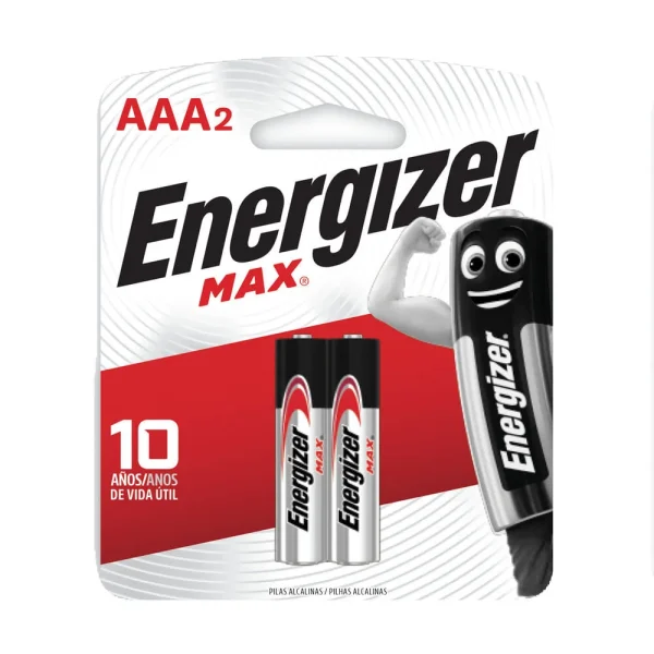 Pilas Alcalinas Max Aaa*2 Energizer