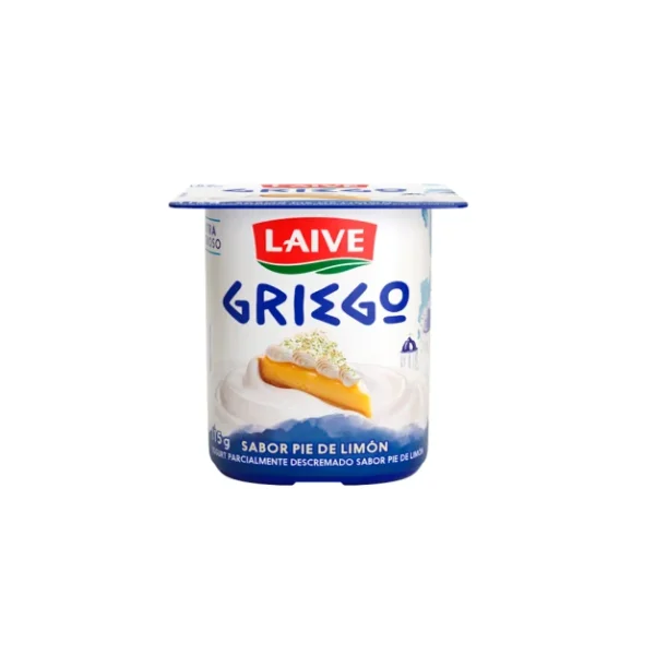 Yogurt Griego Pie de Limon Vaso 115 Gr Laive