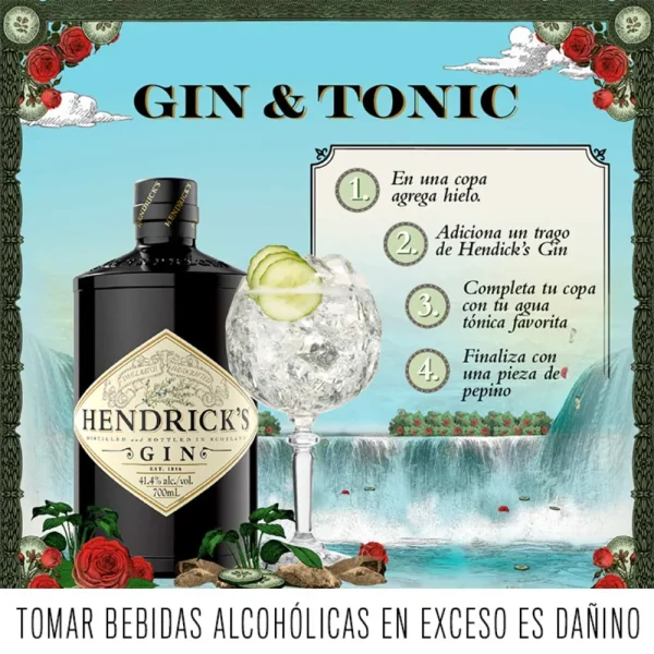 Gin Hendricks 700 Ml Hendricks