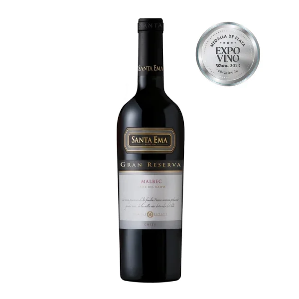 Vino Gr Rsv Malbec Bot 750 Ml Santa Ema