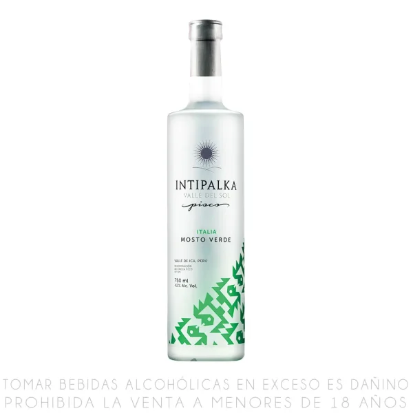 Pisco Intipalka Italia Mosto Verde 750 Ml Intipalka