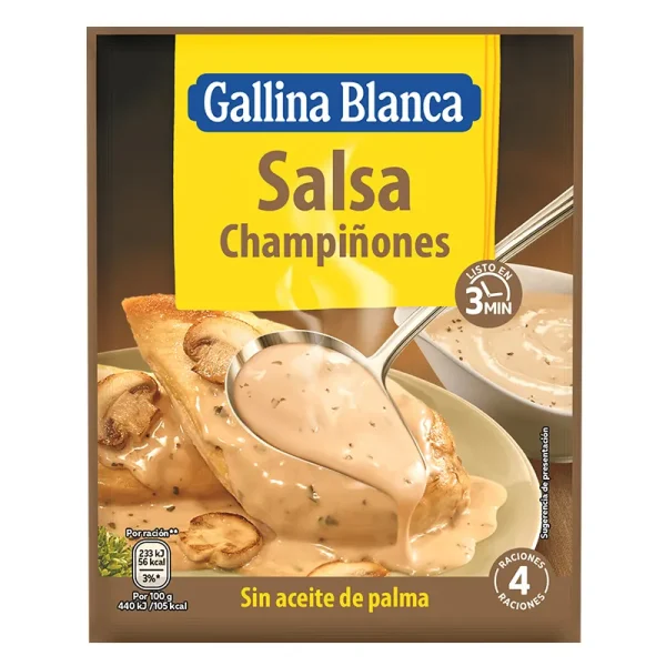 SALSA CHAMPIÑONES SOBRE 24 GR GALLINA BLANCA