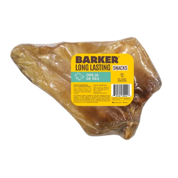 Long Lasting Snacks Orejas de Res X3 Unid Barker