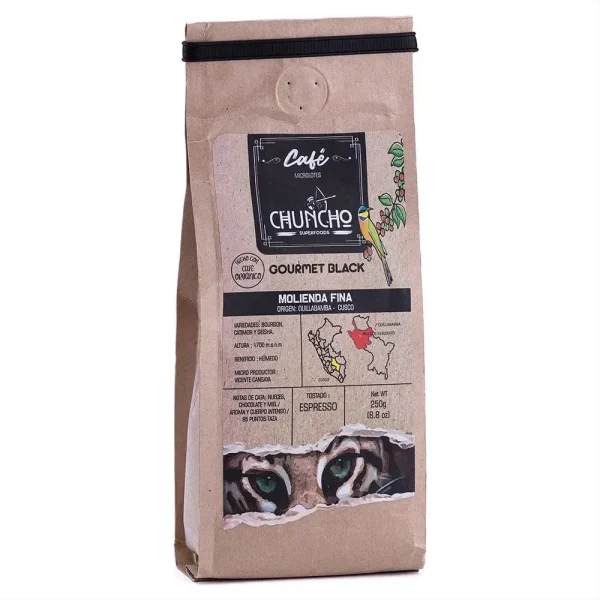Cafe Gourmet Black 250 Gr Chuncho Foods