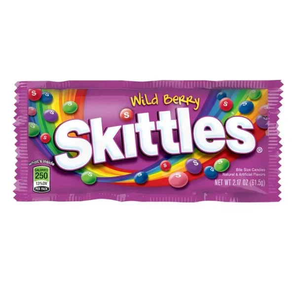 Skittles Wild Berry 61.5 Gr Skittles