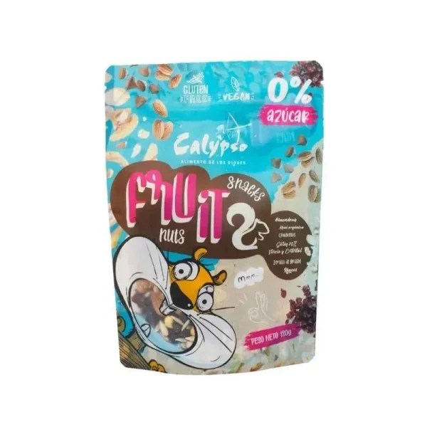 Mix Fruit Nuts con Chocolate 70% Cero Azucar 120 Gr Chuncho Foods