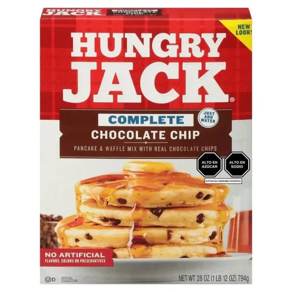 Pancake & Wafle Mix Chocolate Chips 794 Gr Hungry Jack