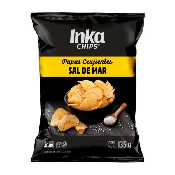 Papa Frita Sal de Mar 135 Gr Inka Chips