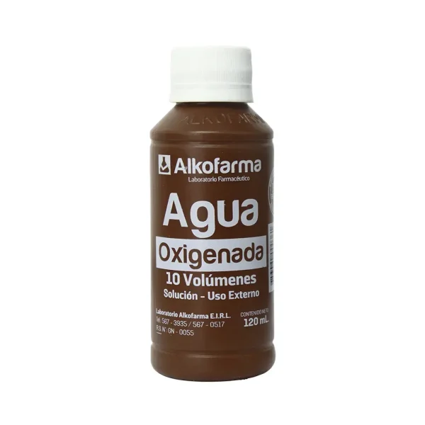 Agua Oxigenada 120 Ml Alkofarma