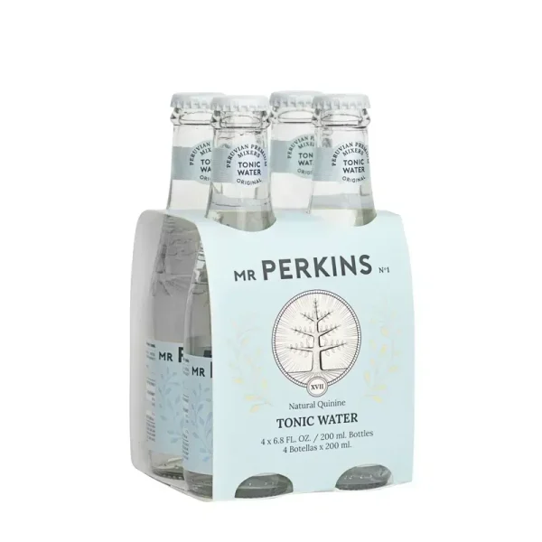 Agua Tonica Original Pack X4 Unid 200 Ml Mr Perkins