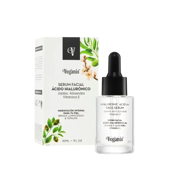 Serum Facial de Acido Hialuronico Veganis