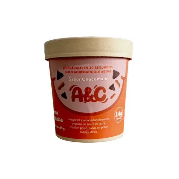 Avena Proteica Sabor Chocomani 65 Gr Avena y Canela