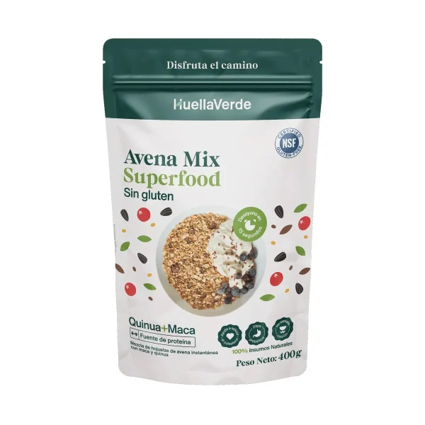 Avena Mix Superfood 400 Gr Huella Verde