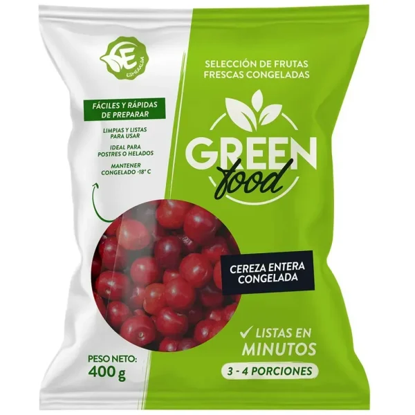 Cereza Congelada 400 Gr Green