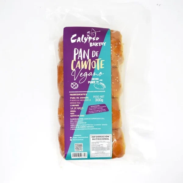 Pan de Camote (8 Uni) 300 Gr Chuncho Foods