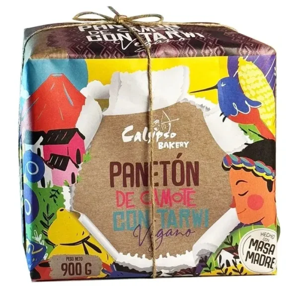 Chocoton Integral con Camote, Frutos Secos y Chocolate Vegano 450 Gr Calypso