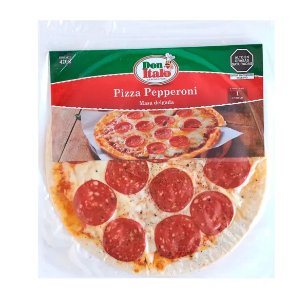 Pizza Pepperoni M/delgada 420 Gr Don Italo