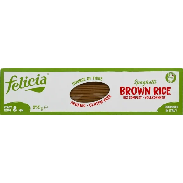 Brown Rice Spaghetti 250 Gr Felicia