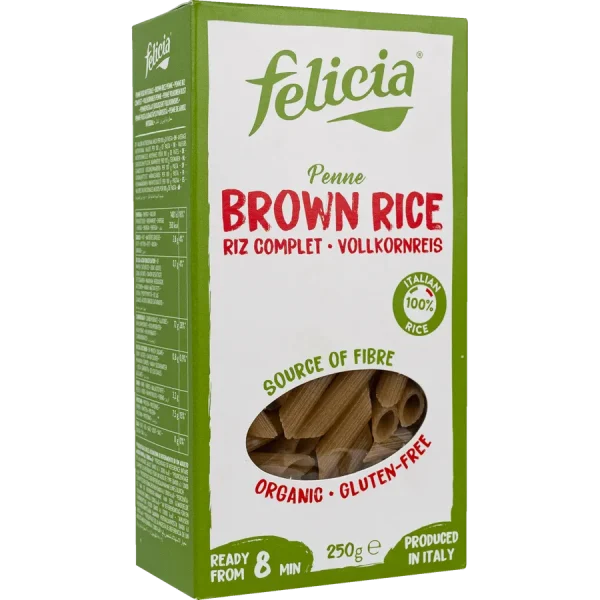 Brown Rice Penne 250 Gr Felicia