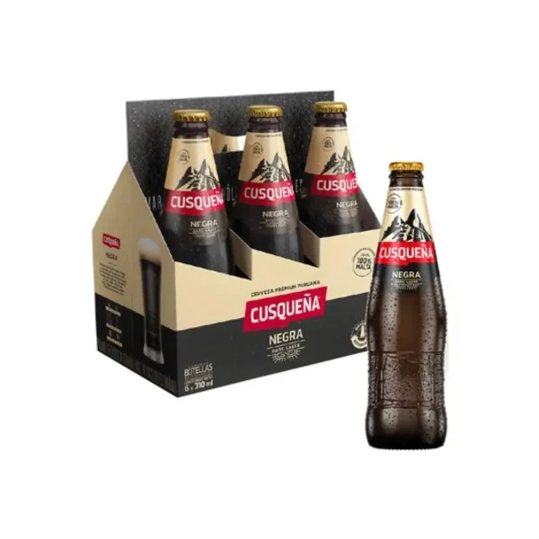 Cerveza Cusqueña Negra Sixpack 310 Ml Cusqueña