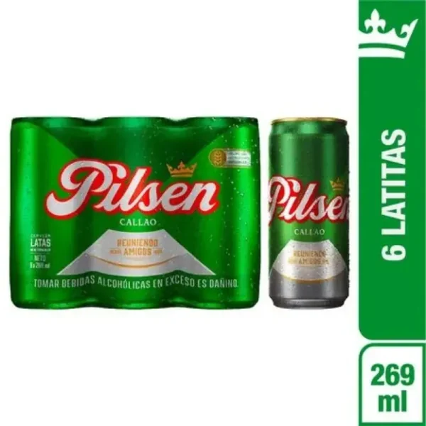 Cerveza Pilsen Callao Sixpack 269 Ml Pilsen