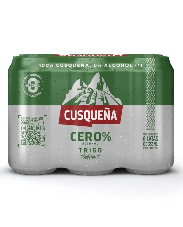 Cusqueña Cero Trigo Sleek Sixpack 355 Ml Cusqueña