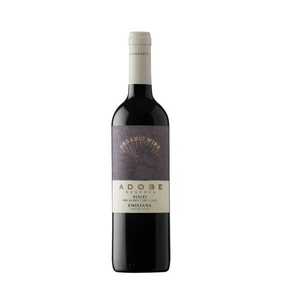 Vino Adobe Merlot Bot 750 Ml Emiliana