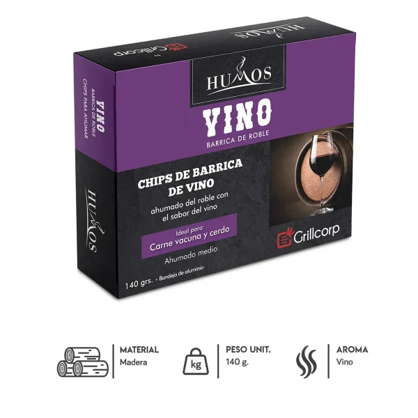 Astillas de Vino 140 Gr Humos