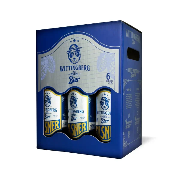 Cerveza Artesanal Pilsner Pack X6 Unid 375 Ml Wittingberg