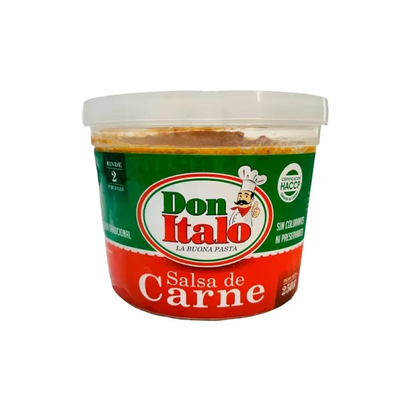 Salsa de Carne Envase 250 Gr Don Italo