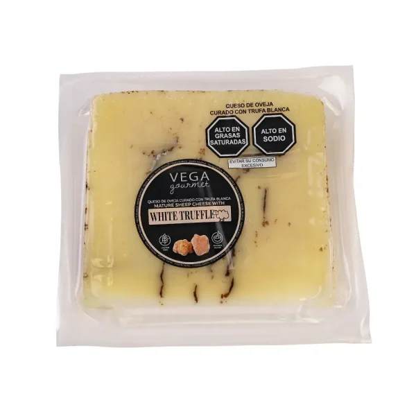 QUESO DE OVEJA CURADO CON TRUFA BLANCA EMPAQUE 150 GR VEGA GOURMET
