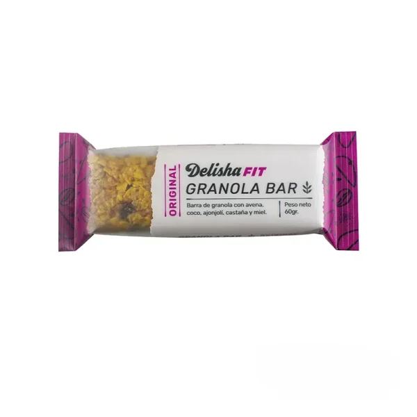 Granola Bar Original Barra Proteica 60 Gr Delisha