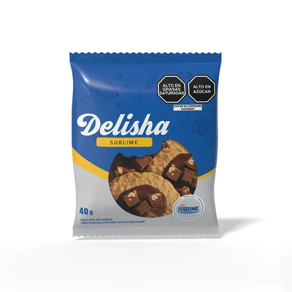 Galleta con Toppings Sublime Bolsa 40 Gr Delisha