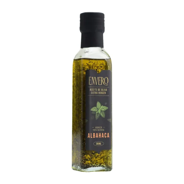 Aceite de Oliva Extra Virgen Albahaca Envero 200 Ml Olivam