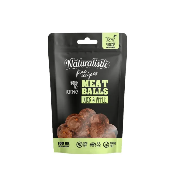 Nt Fine Recipe Meatballs Duck & Apple 100 Gr Naturalistic
