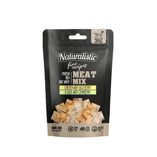 Nt Fine Recipe Meatmix Chicken W/goji & Duck W/cran 100 Gr Naturalistic