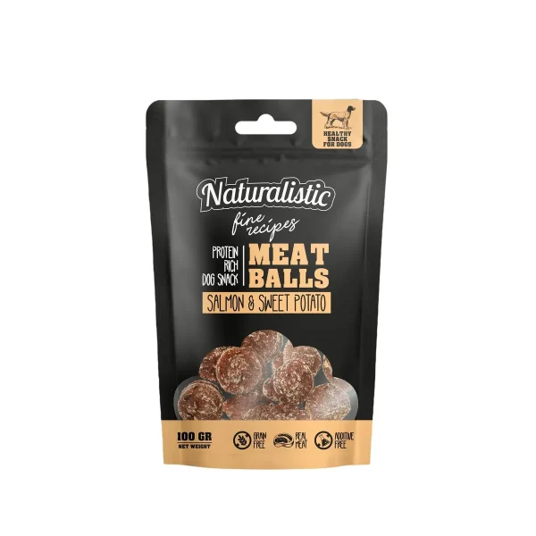Nt Fine Recipe Meatballs Salmon & Sweet Potato 100 Gr Naturalistic