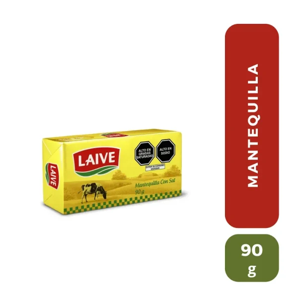 Mantequilla con Sal Barra 90 Gr Laive